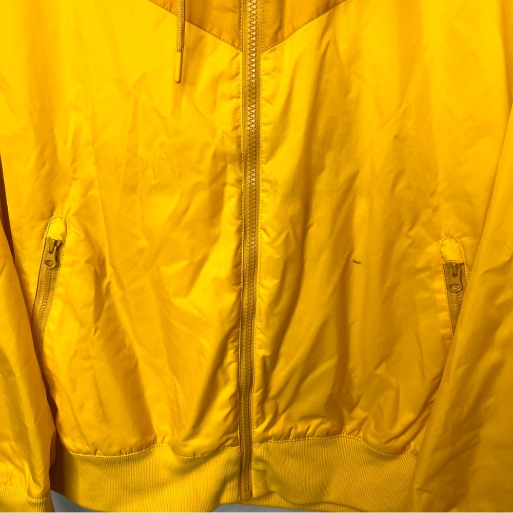 Nike Sportswear Windrunner Hooded Windbreaker Jacket Nylon Yellow Size M Men’s - Picture 8 of 16